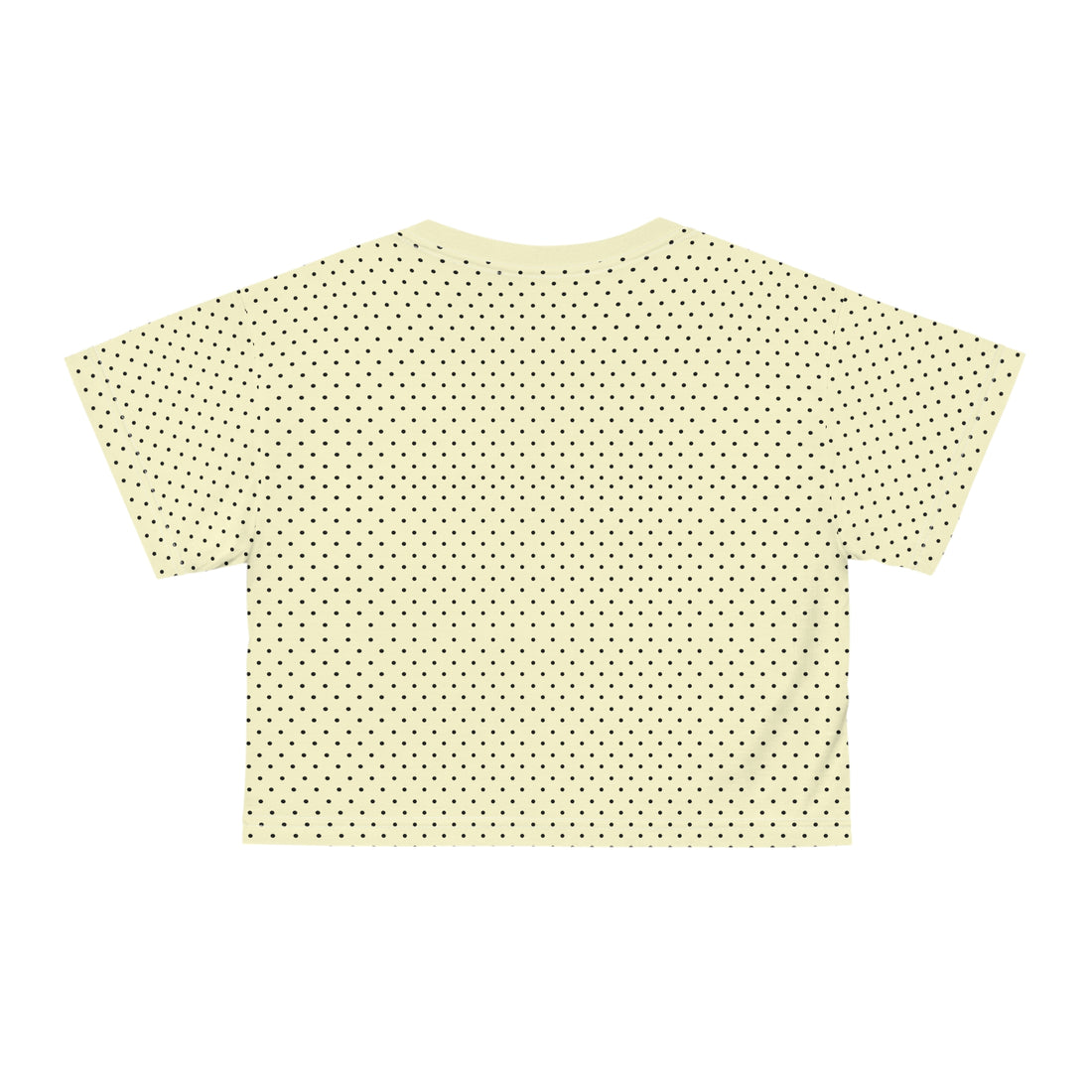 Cream Eve Core AOP Crop Tee