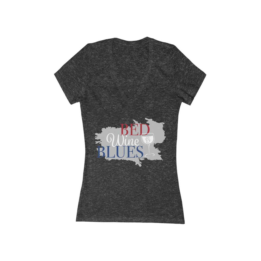 Women's Jersey Bed & Wine V-Neck Tee