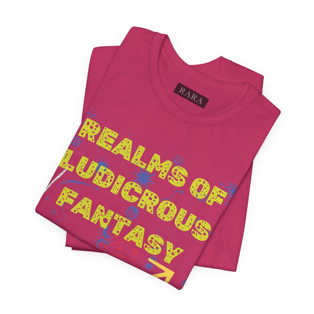 Fantasy Realm Typography Unisex Jersey Tee