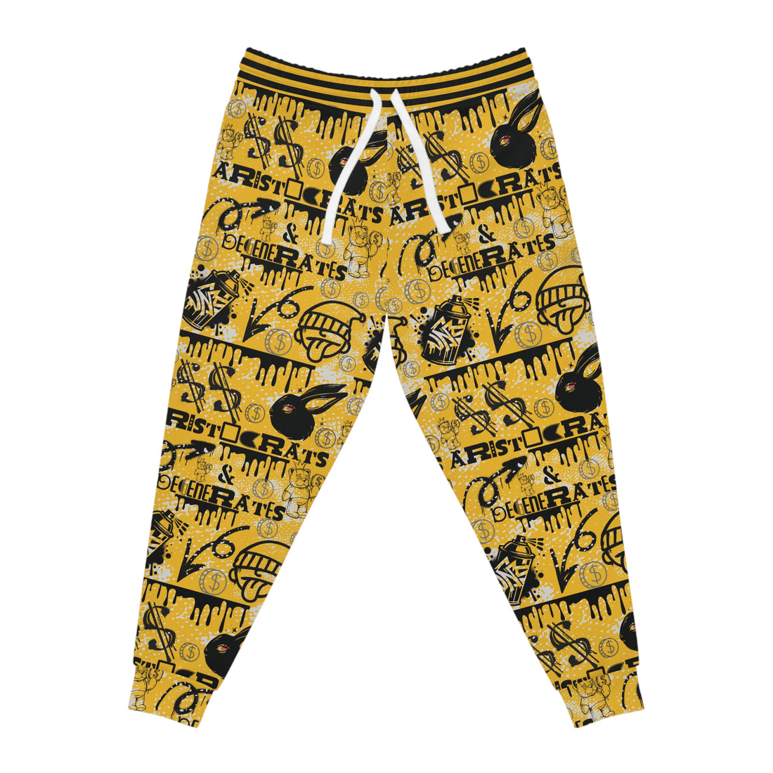 Yellow Polar Graphic Unisex Joggers