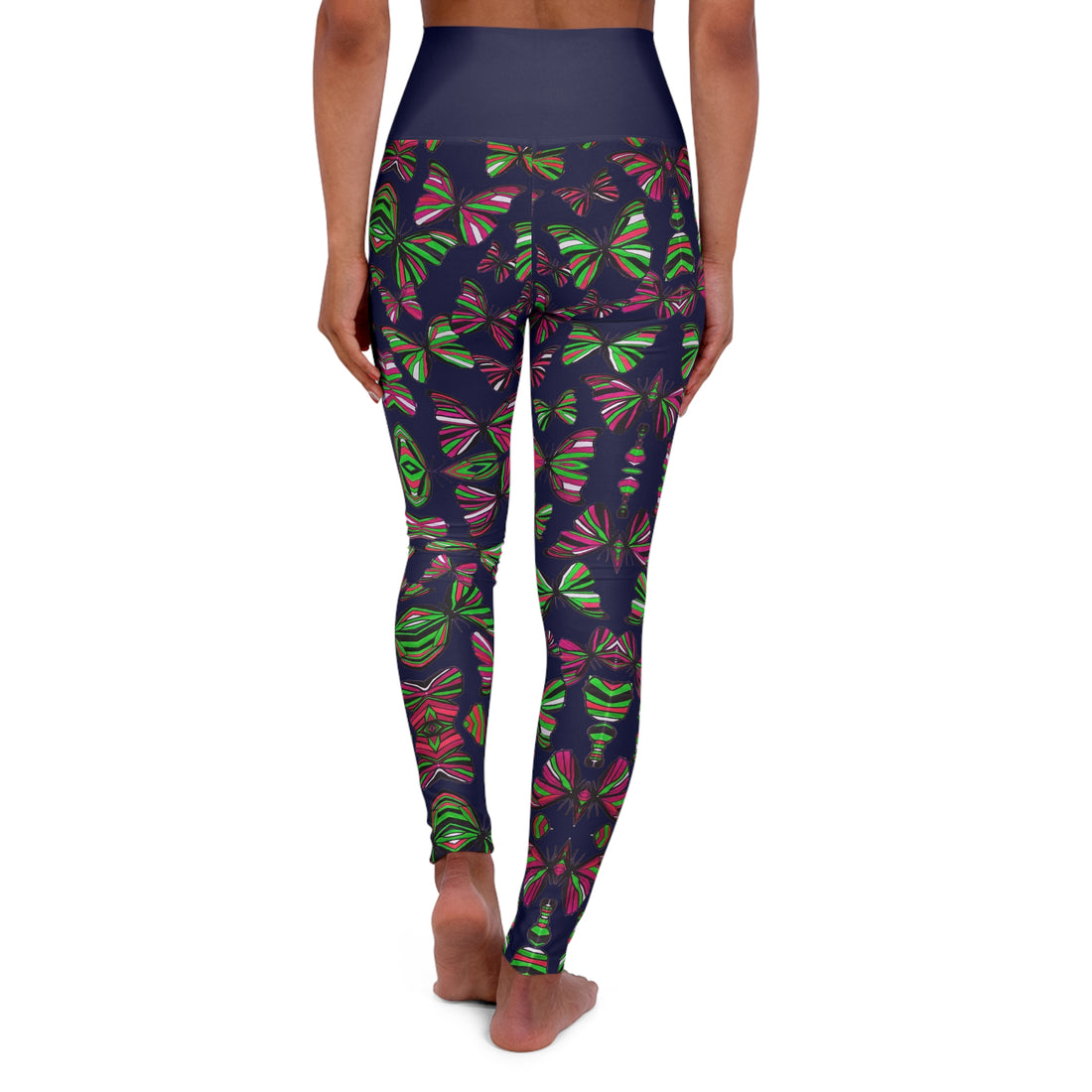 Ink Butterfly Kaleidoscope Yoga Leggings