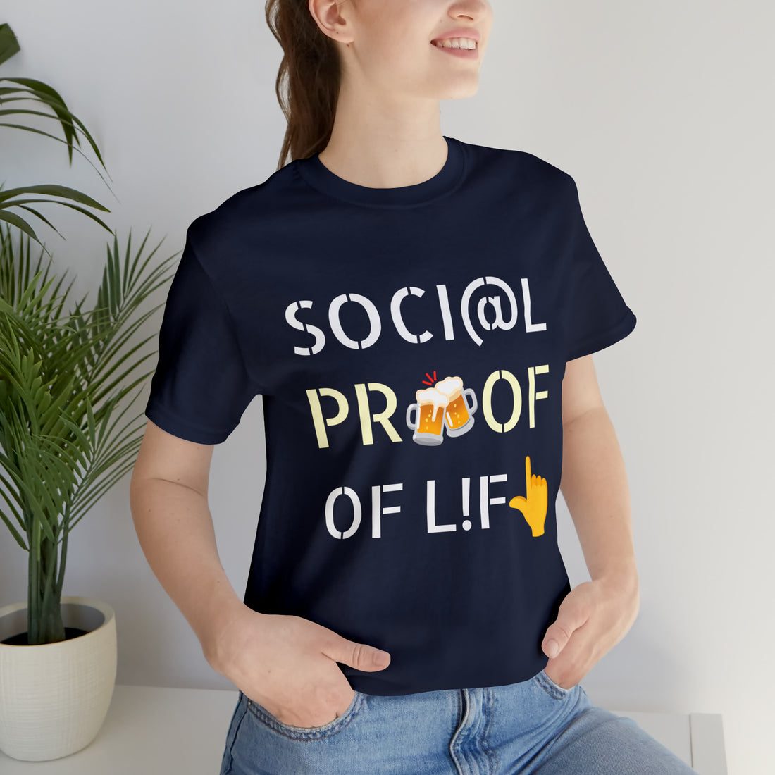Unisex Social Proof Jersey Tee