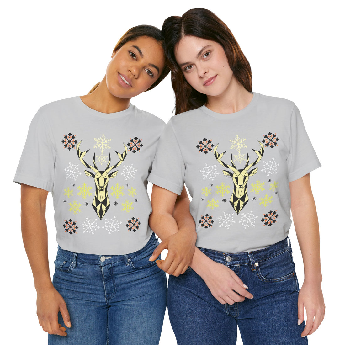 Stag Print Unisex Jersey Tee