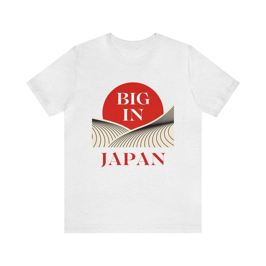 Unisex Big In Japan Typography Jersey Tee