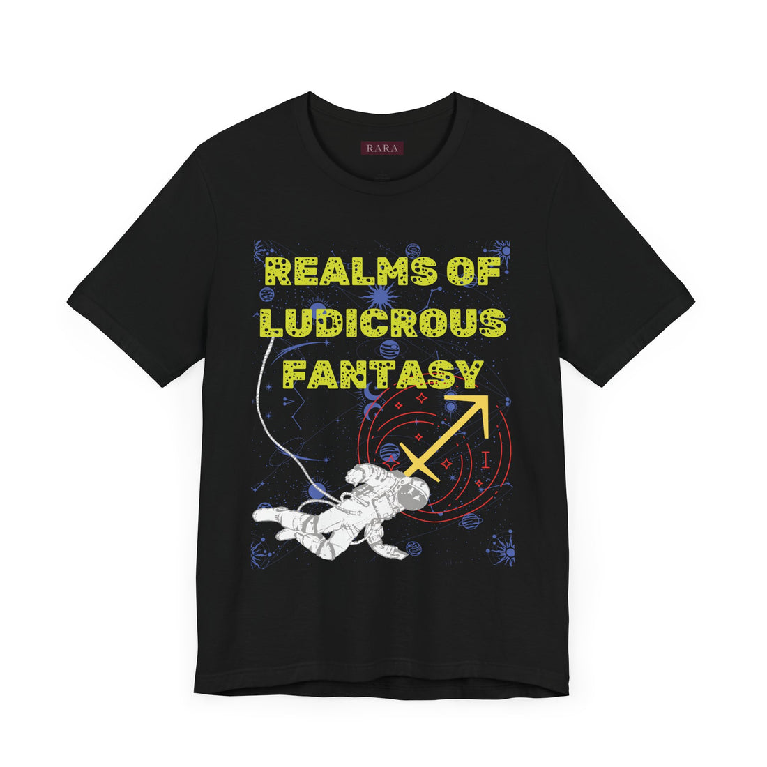 Fantasy Realm Typography Unisex Jersey Tee