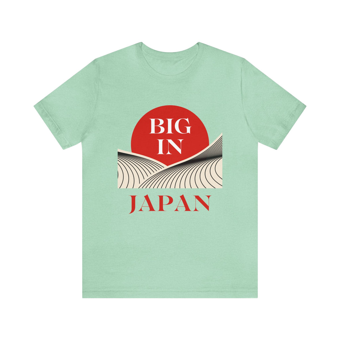 Unisex Big In Japan Typography Jersey Tee