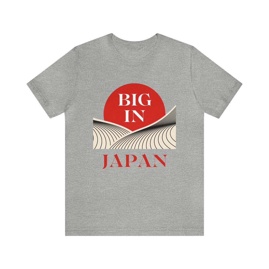Unisex Big In Japan Typography Jersey Tee