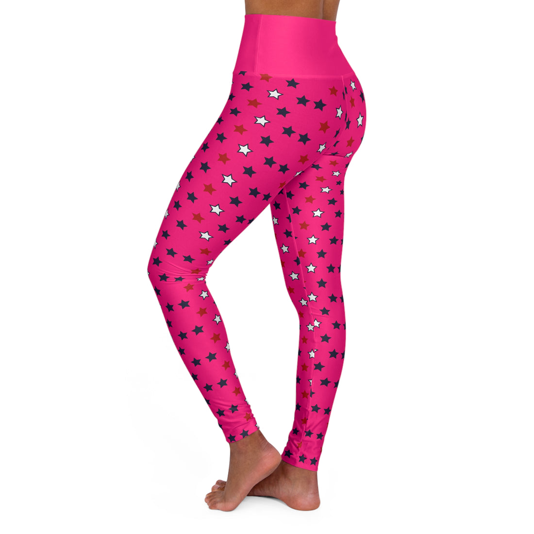 Hot Pink Stargirl Yoga Leggings