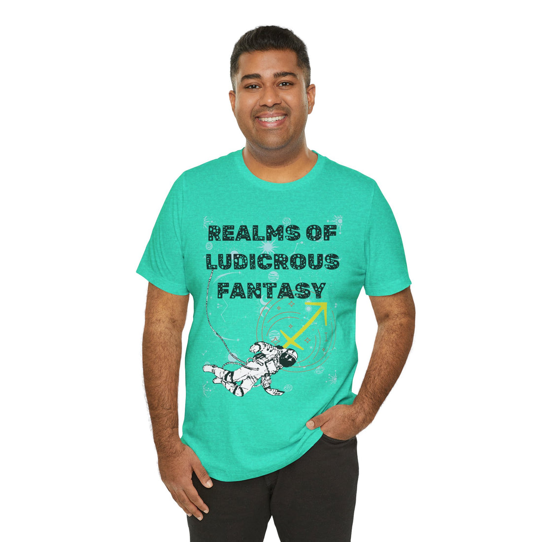 Fantasy Realm Typography Unisex Jersey Tee