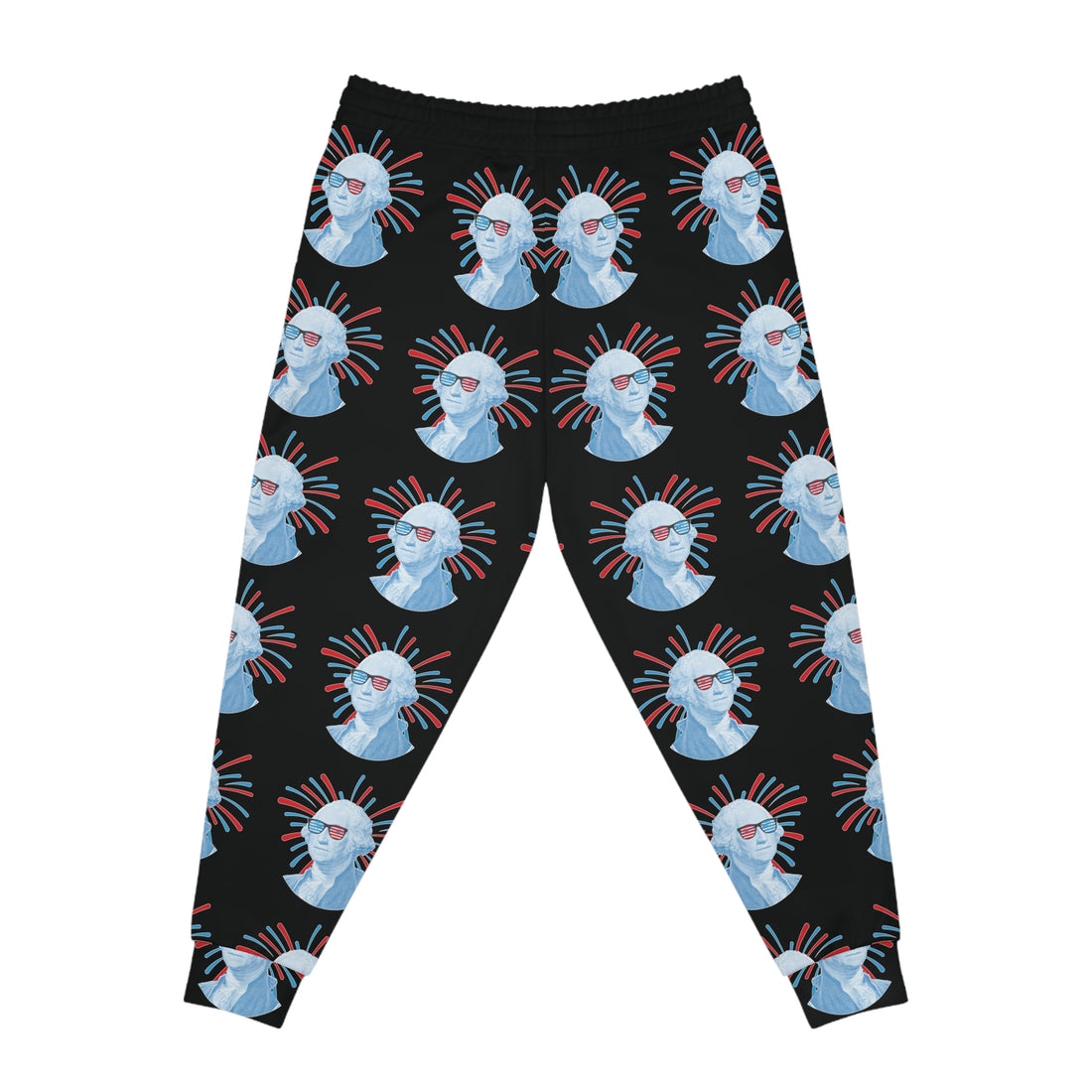 Black Unisex Washington AOP Joggers