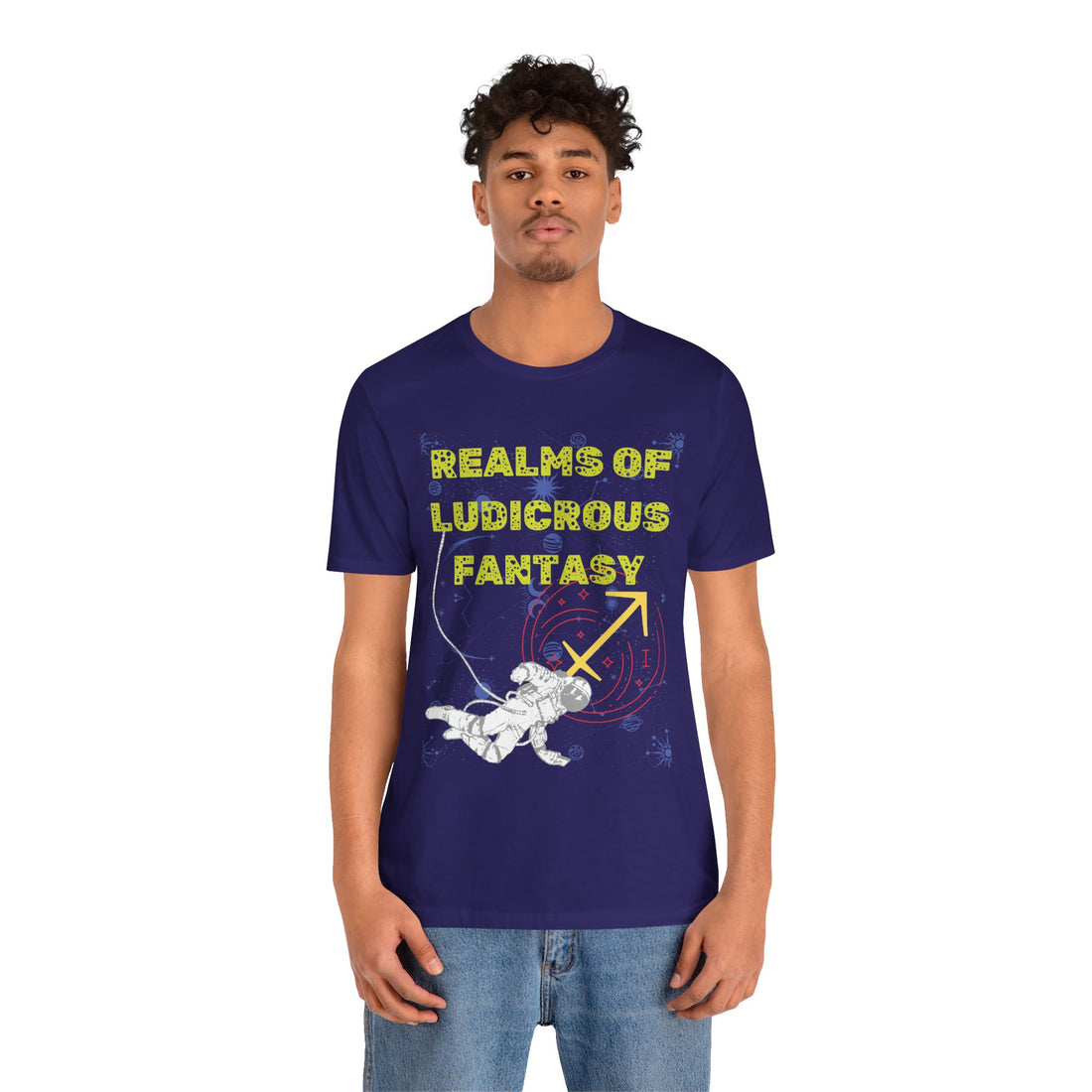 Fantasy Realm Typography Unisex Jersey Tee