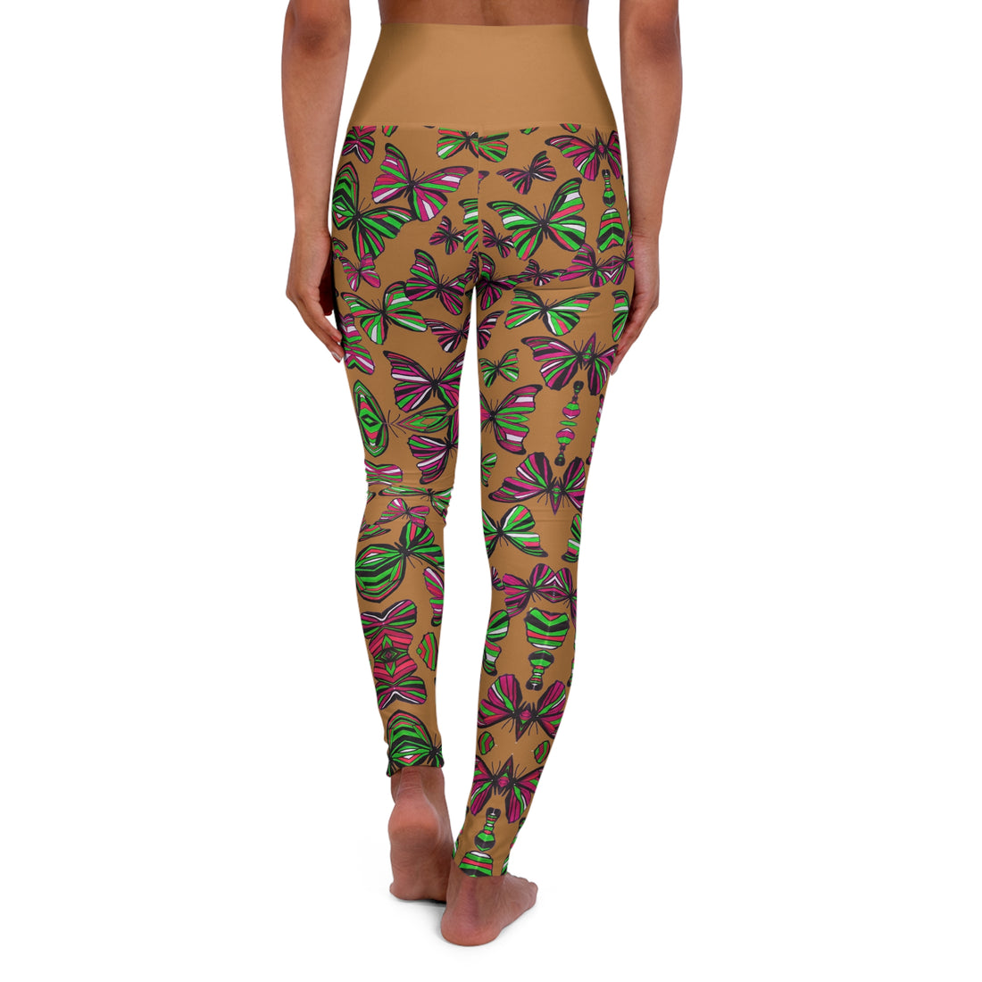 Tussock Butterfly Kaleidoscope Yoga Leggings