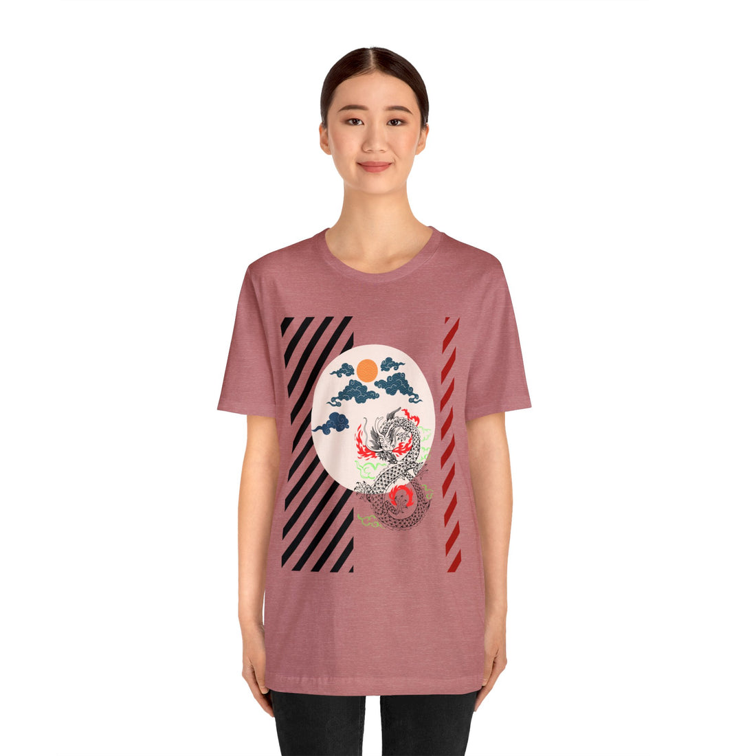 Oriental Dragon Unisex Jersey Tee