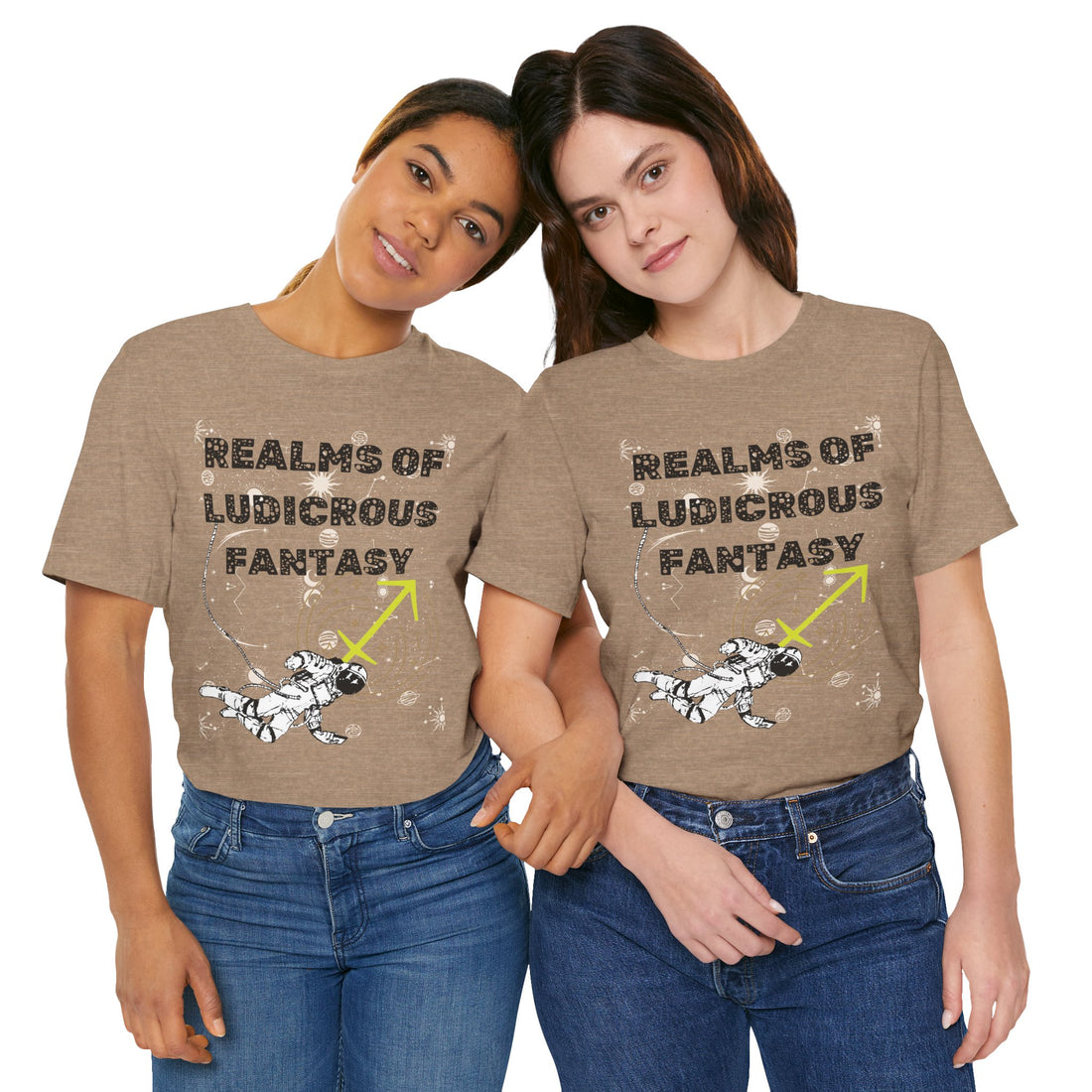 Fantasy Realm Typography Unisex Jersey Tee