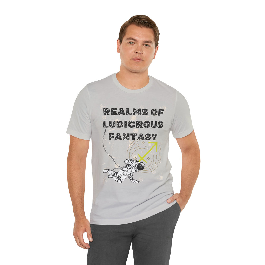 Fantasy Realm Typography Unisex Jersey Tee