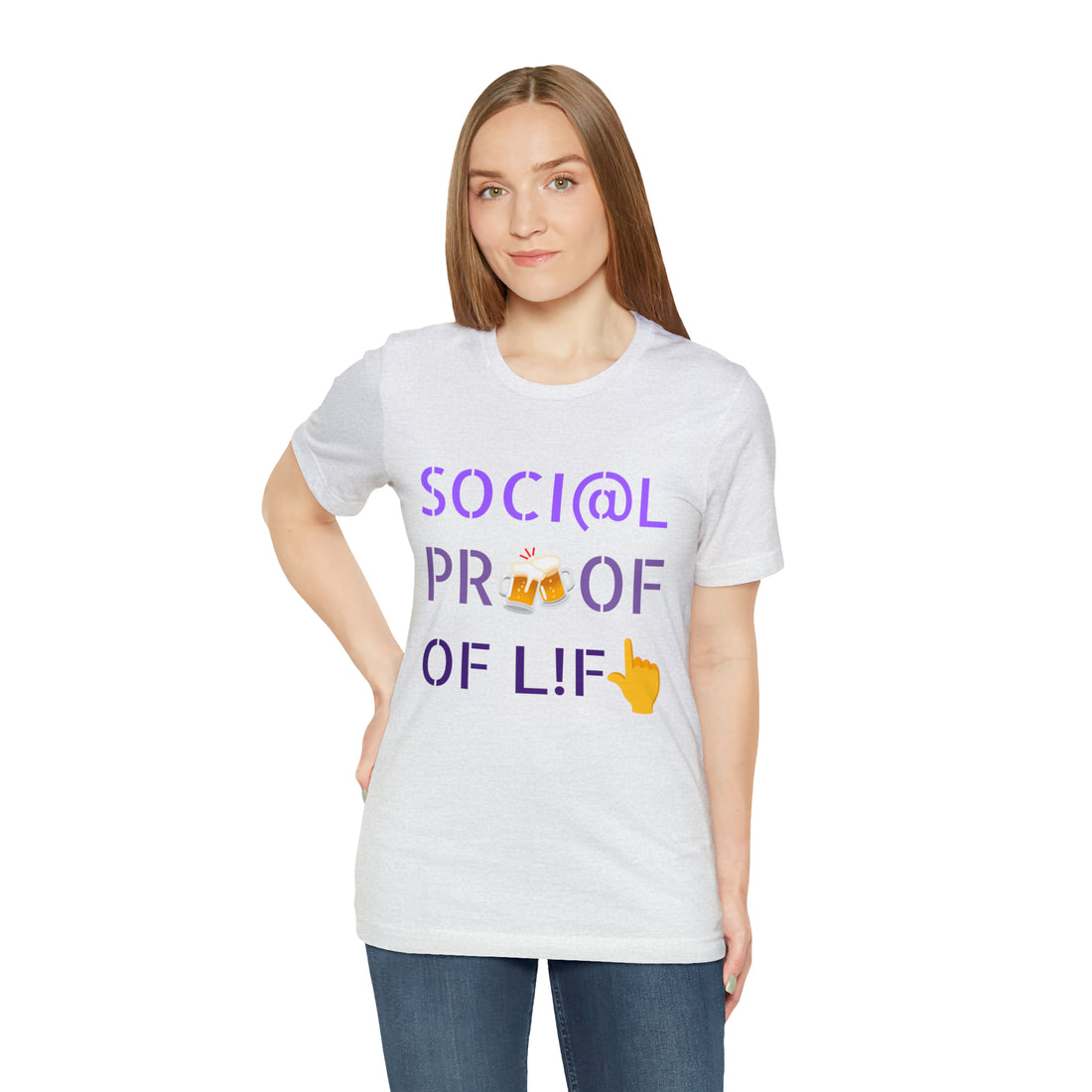 Unisex Social Proof Jersey Tee