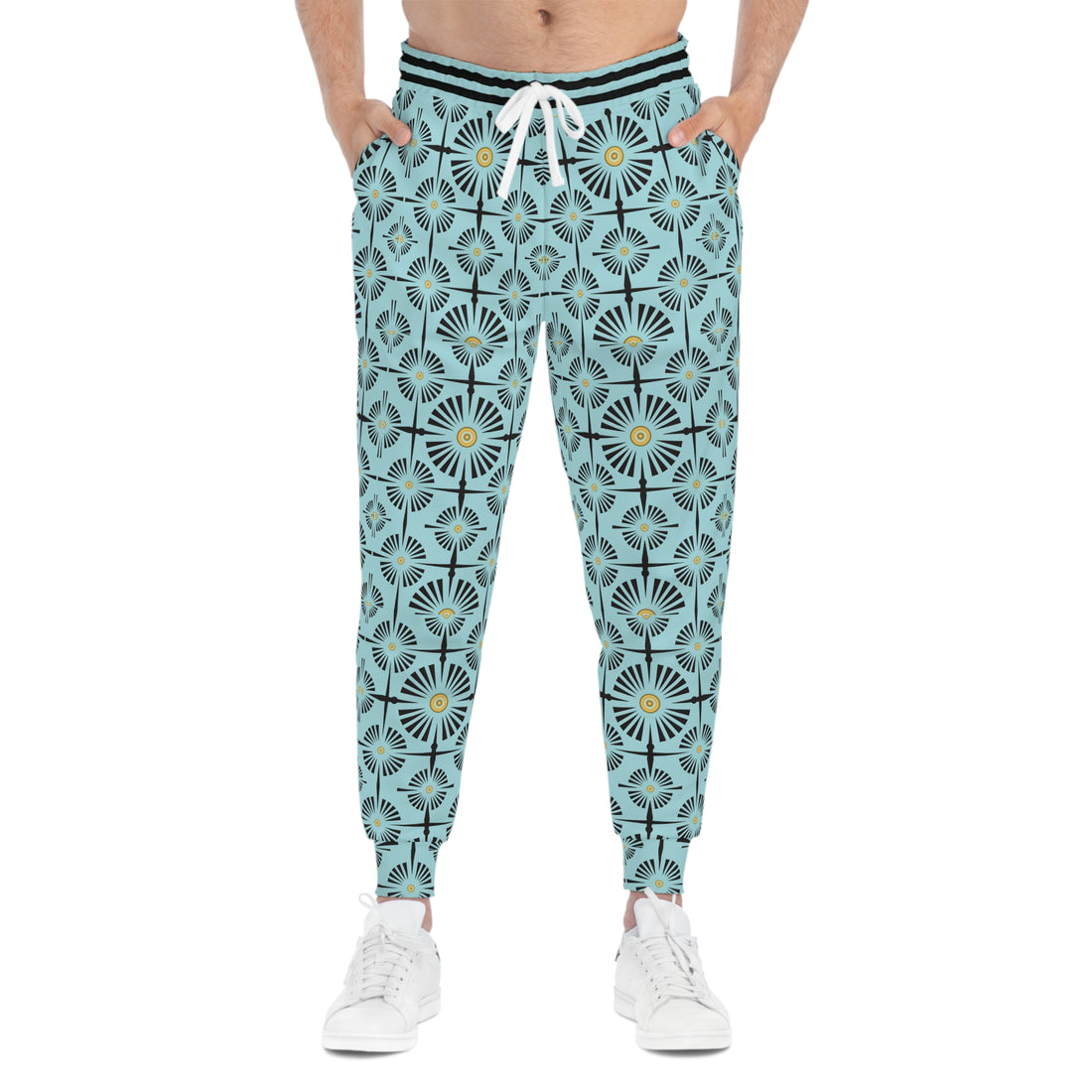 Icy Wheels & Spokes Print Unisex Joggers