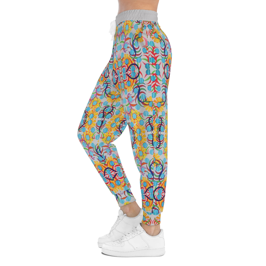 Slate AOP Sunflower Print Joggers
