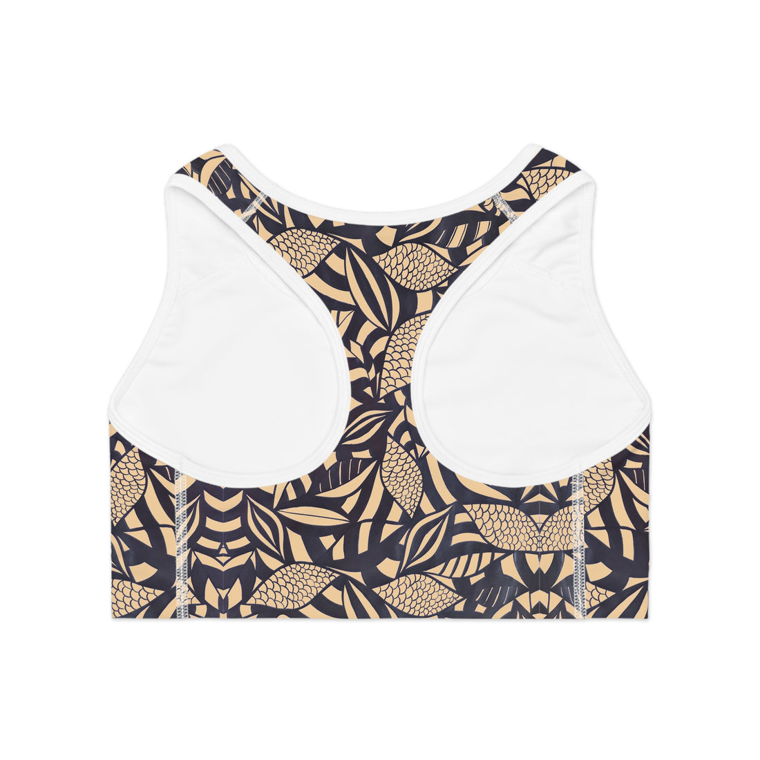 Tuscan Tropical Minimalist Racerback (AOP) Sports Bra