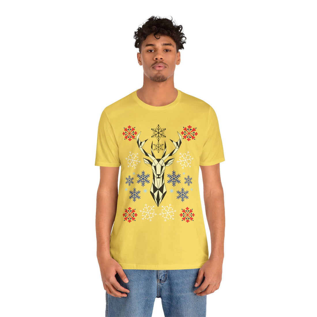 Stag Print Unisex Jersey Tee