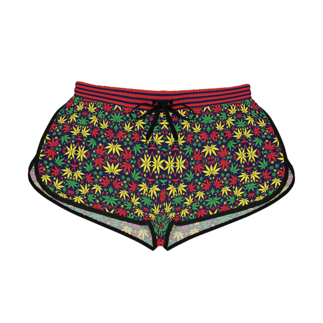 Ink Tropical Rasta Toned Relaxed Gym Shorts
