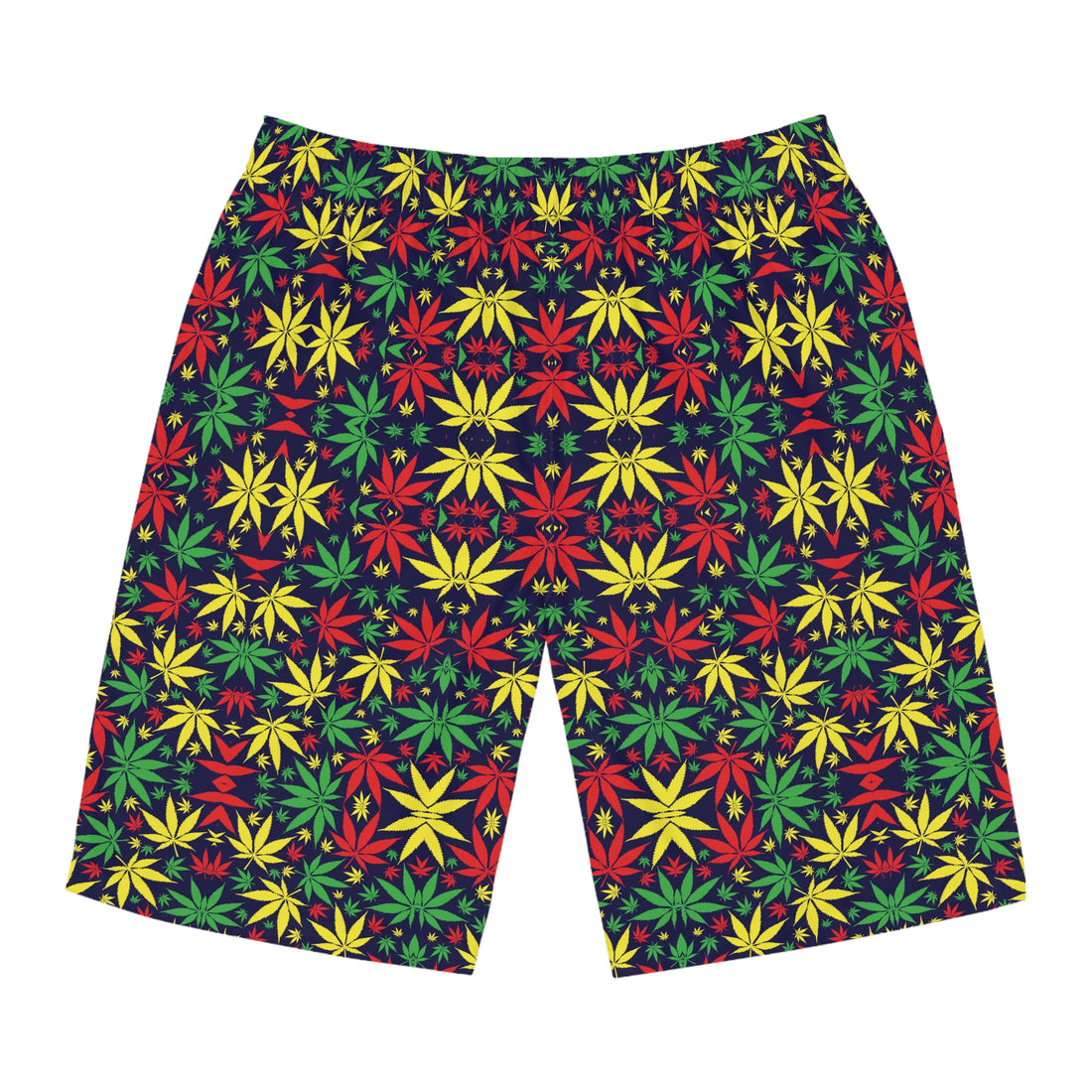 Ink Rasta Toned Men's Board Shorts (AOP)