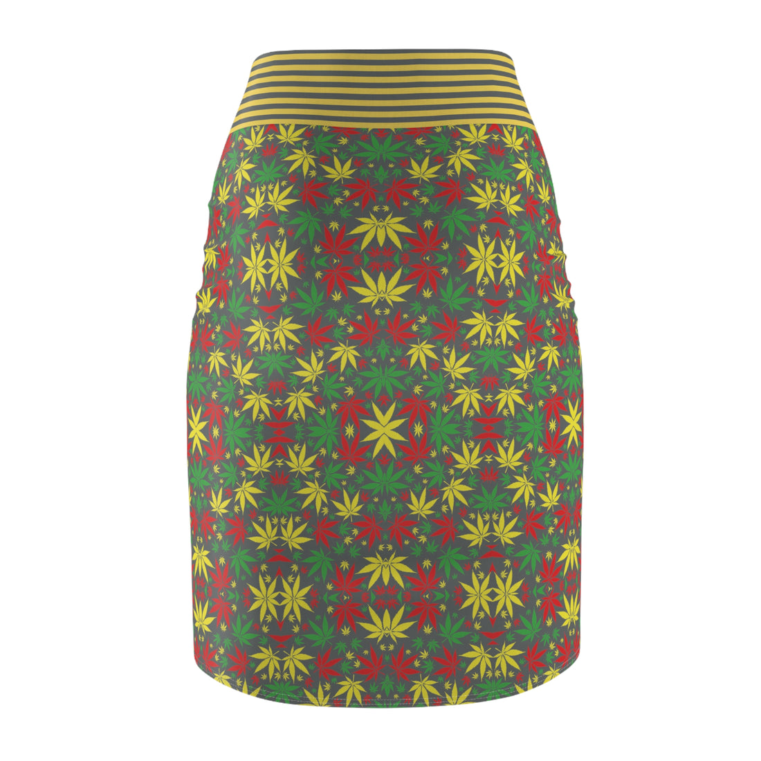 Ash Tropical Rasta Toned Pencil Skirt