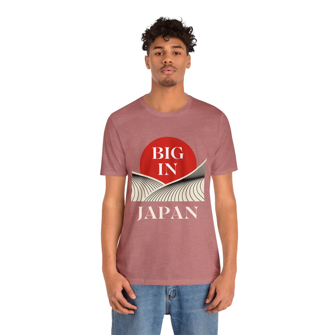 Unisex Big In Japan Typography Jersey Tee