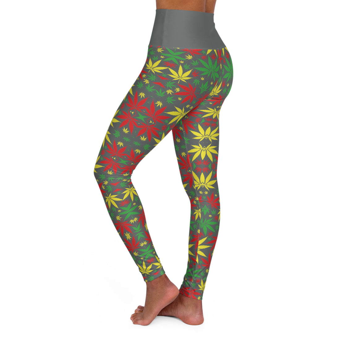 Ash Tropical Rasta Toned Yoga Leggings