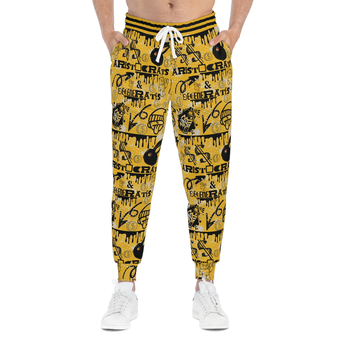 Yellow Polar Graphic Unisex Joggers
