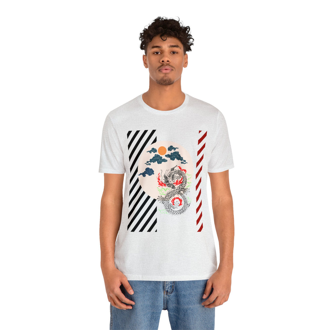 Oriental Dragon Unisex Jersey Tee