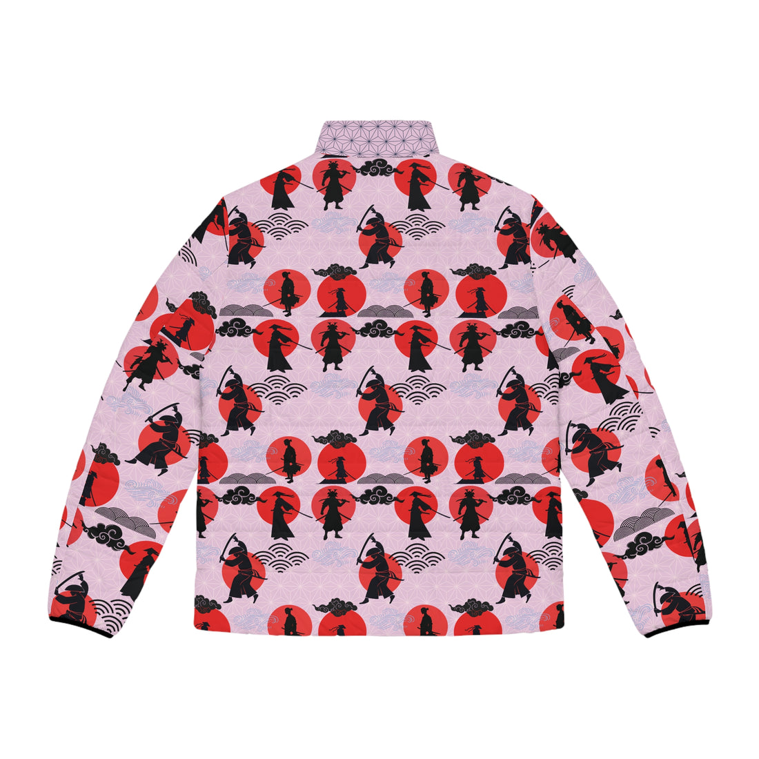 Lilac Samurai Men's Puffer Jacket