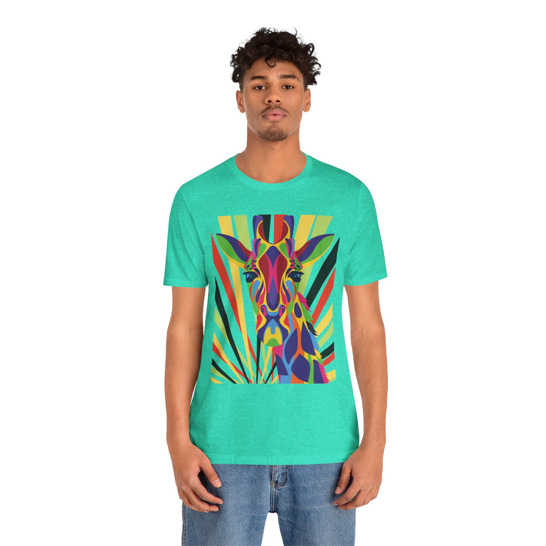 Giraffe Motif Unisex Jersey Tee
