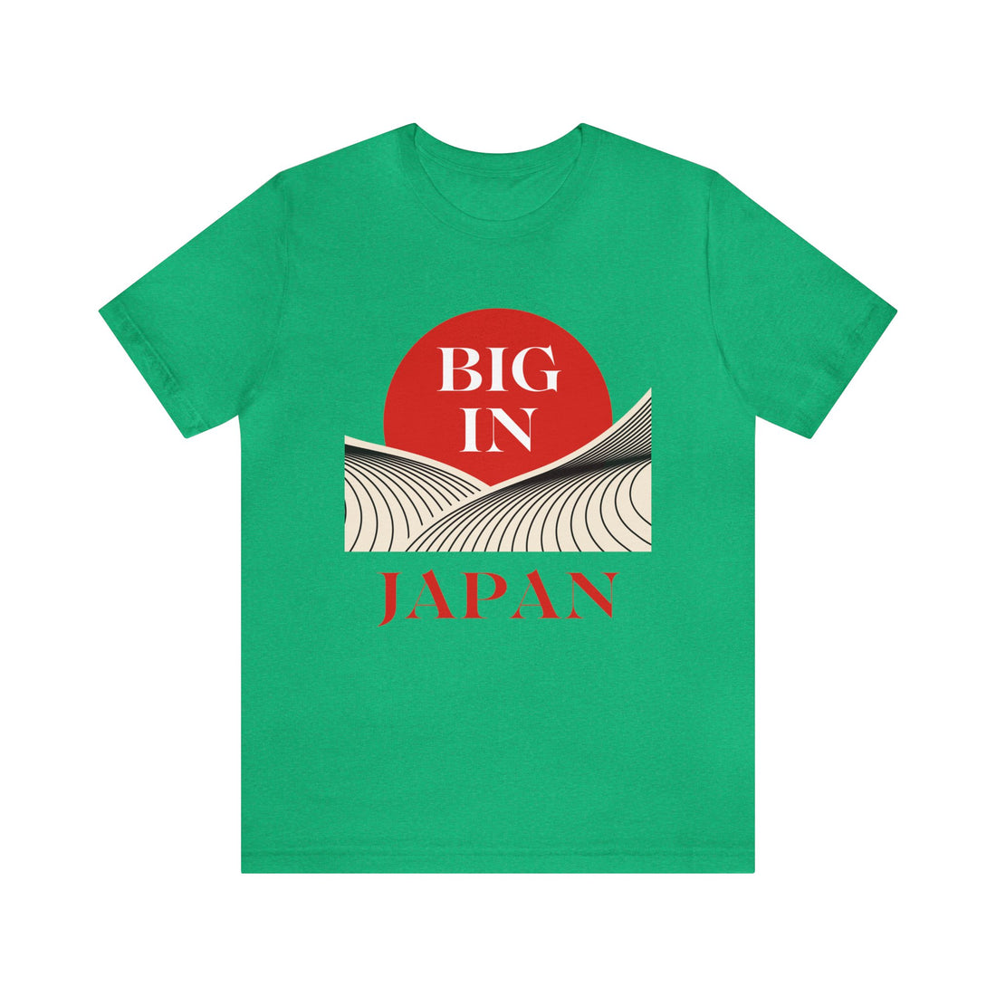 Unisex Big In Japan Typography Jersey Tee