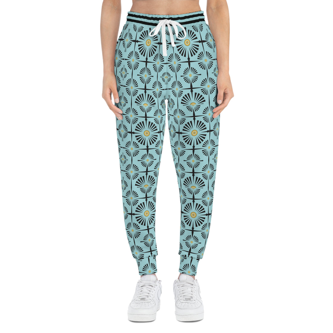 Icy Wheels & Spokes Print Unisex Joggers