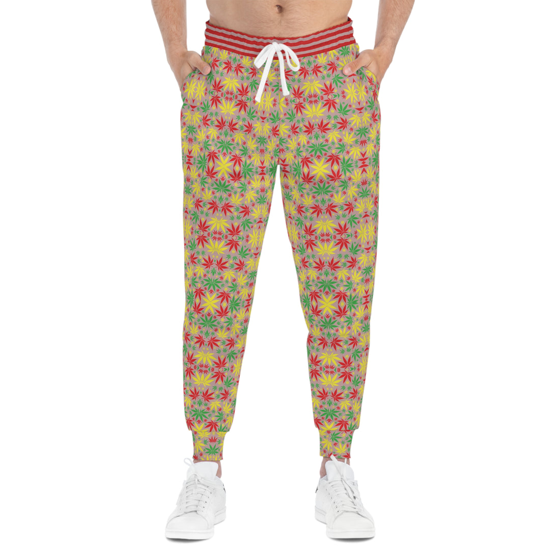 Taupe Tropical Rasta toned Unisex Joggers