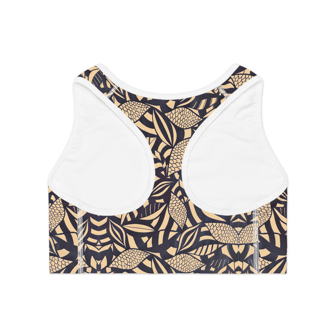 Sarcoline Tropical Minimalist Racerback (AOP) Sports Bra