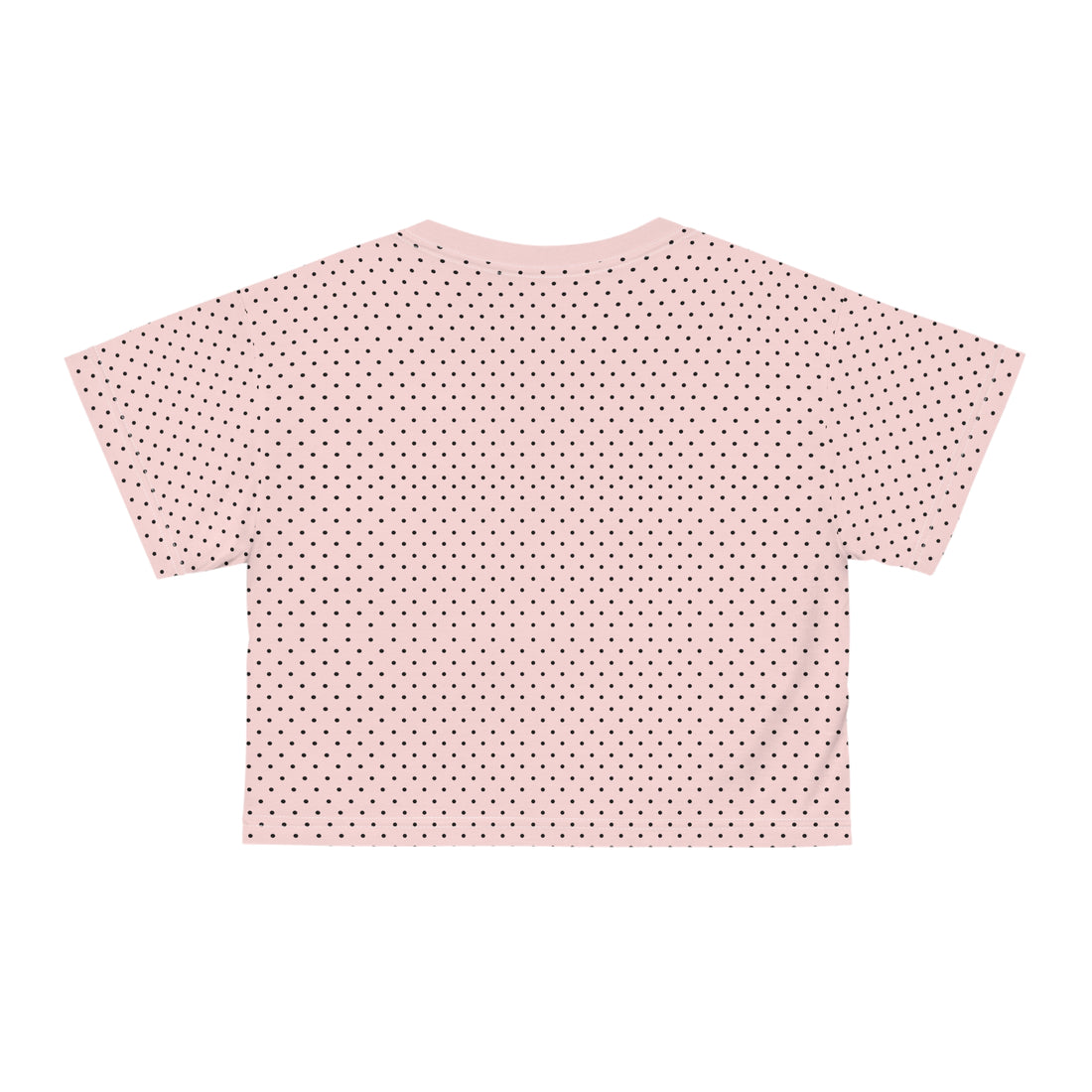 Pale Pink Eve Core AOP Crop Tee