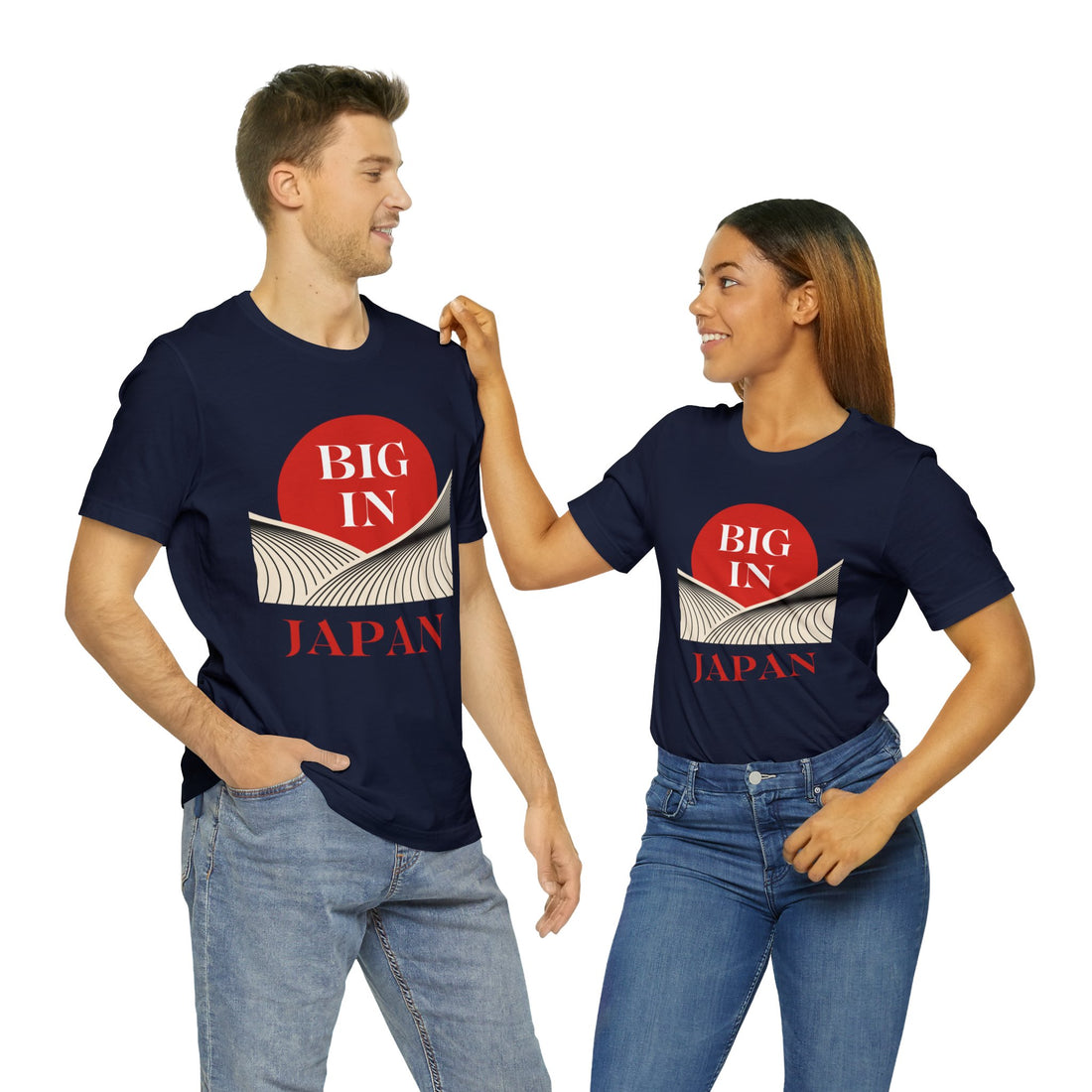 Unisex Big In Japan Typography Jersey Tee