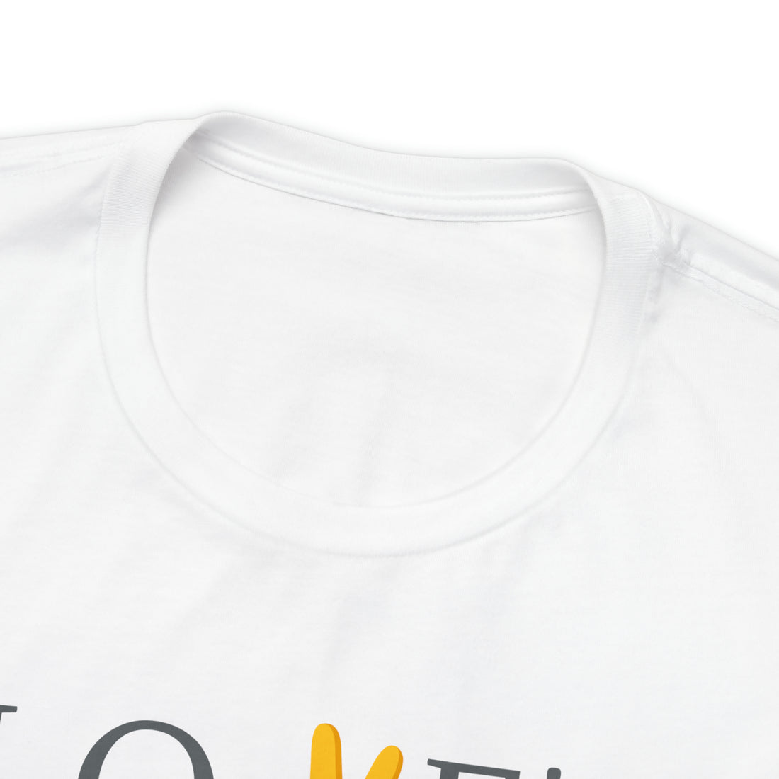 Unisex Love Down Typography Jersey Tee
