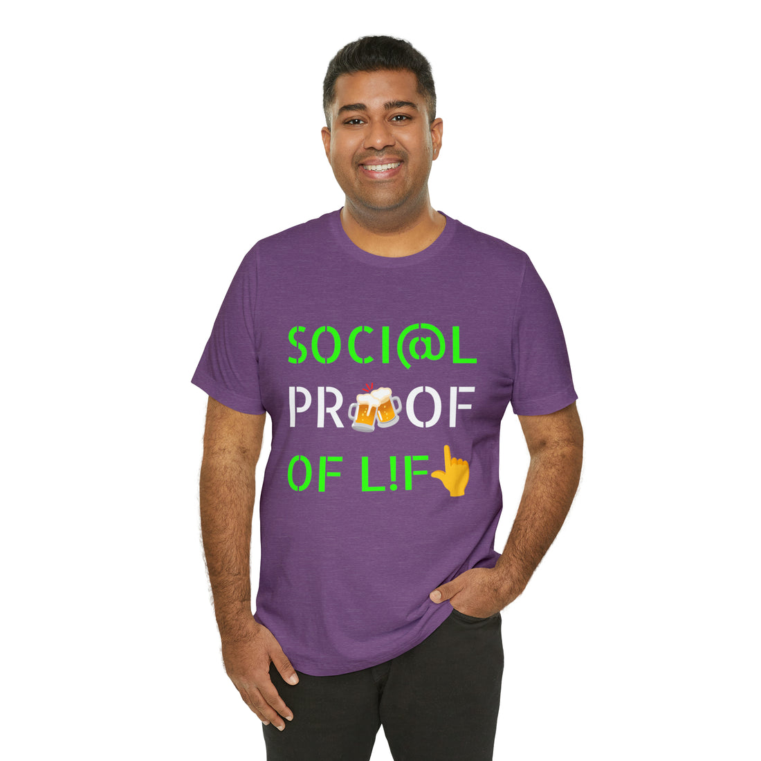Unisex Social Proof Jersey Tee