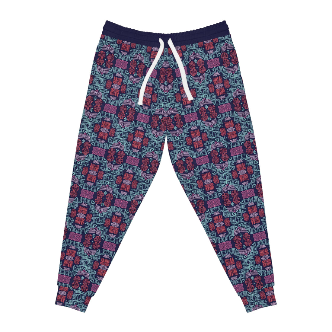 Ink Geometric Print Unisex Joggers