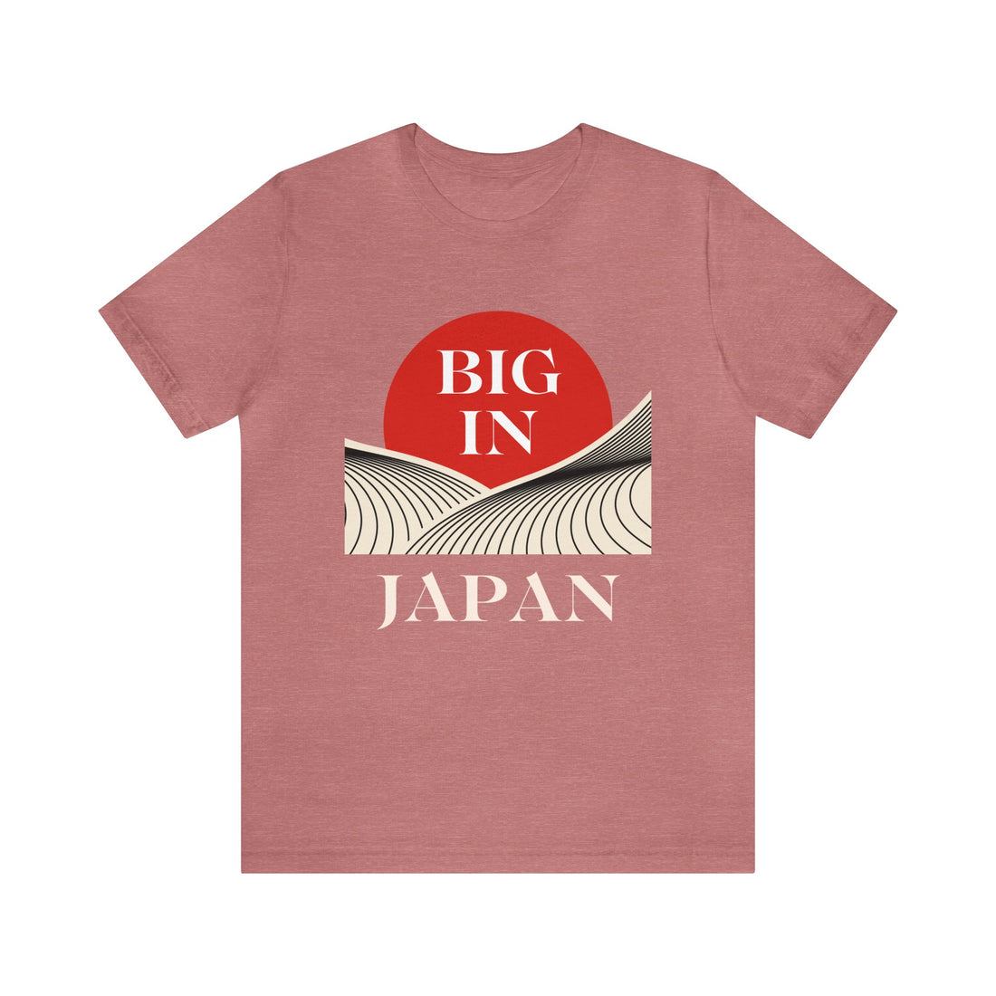Unisex Big In Japan Typography Jersey Tee