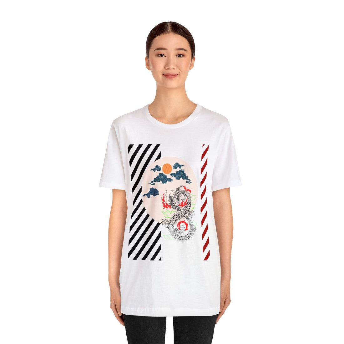 Oriental Dragon Unisex Jersey Tee
