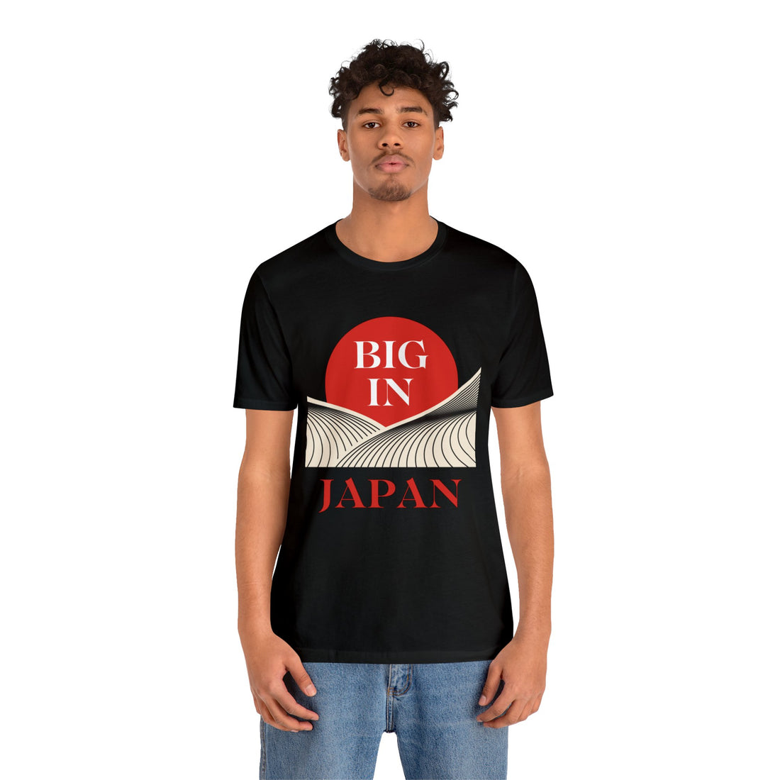 Unisex Big In Japan Typography Jersey Tee