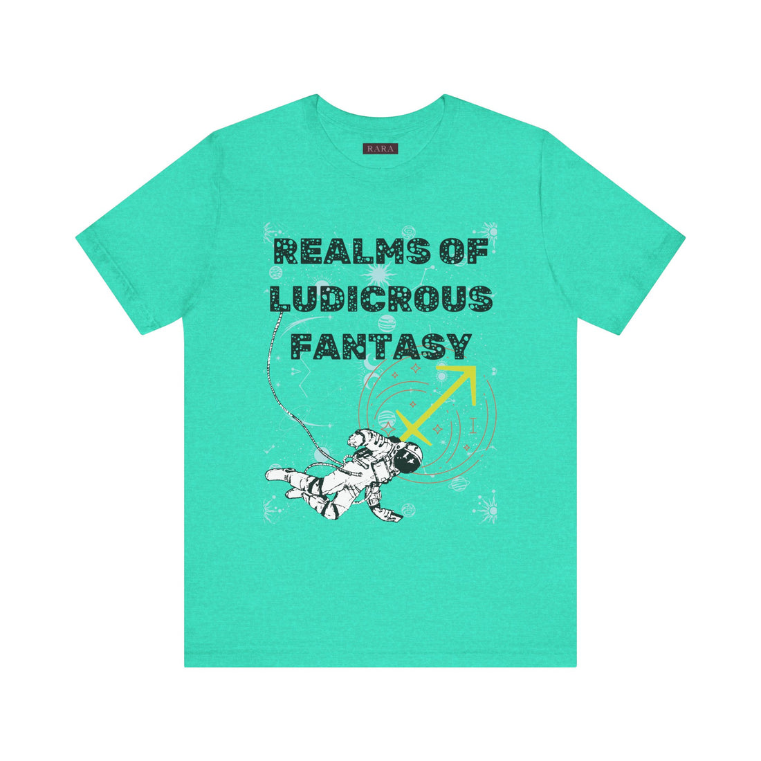 Fantasy Realm Typography Unisex Jersey Tee