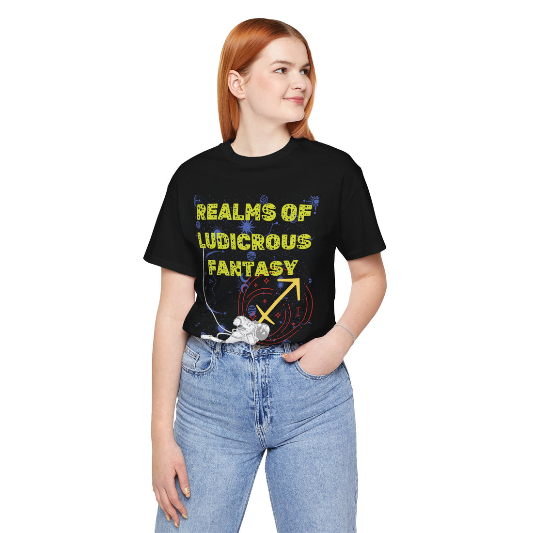 Fantasy Realm Typography Unisex Jersey Tee