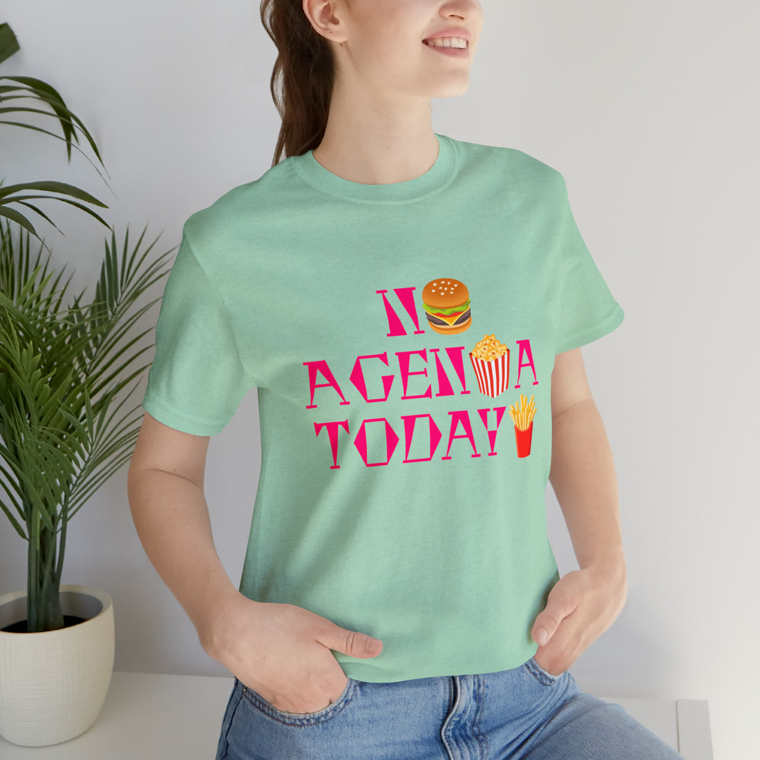 Unisex No Agenda Jersey Tee