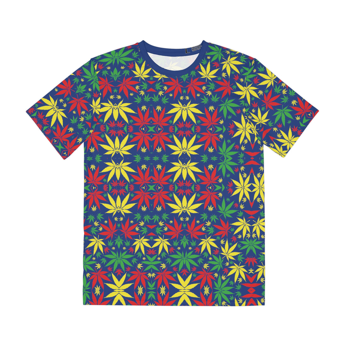 Royal Blue Tropical Men's Polyester Tee (AOP)