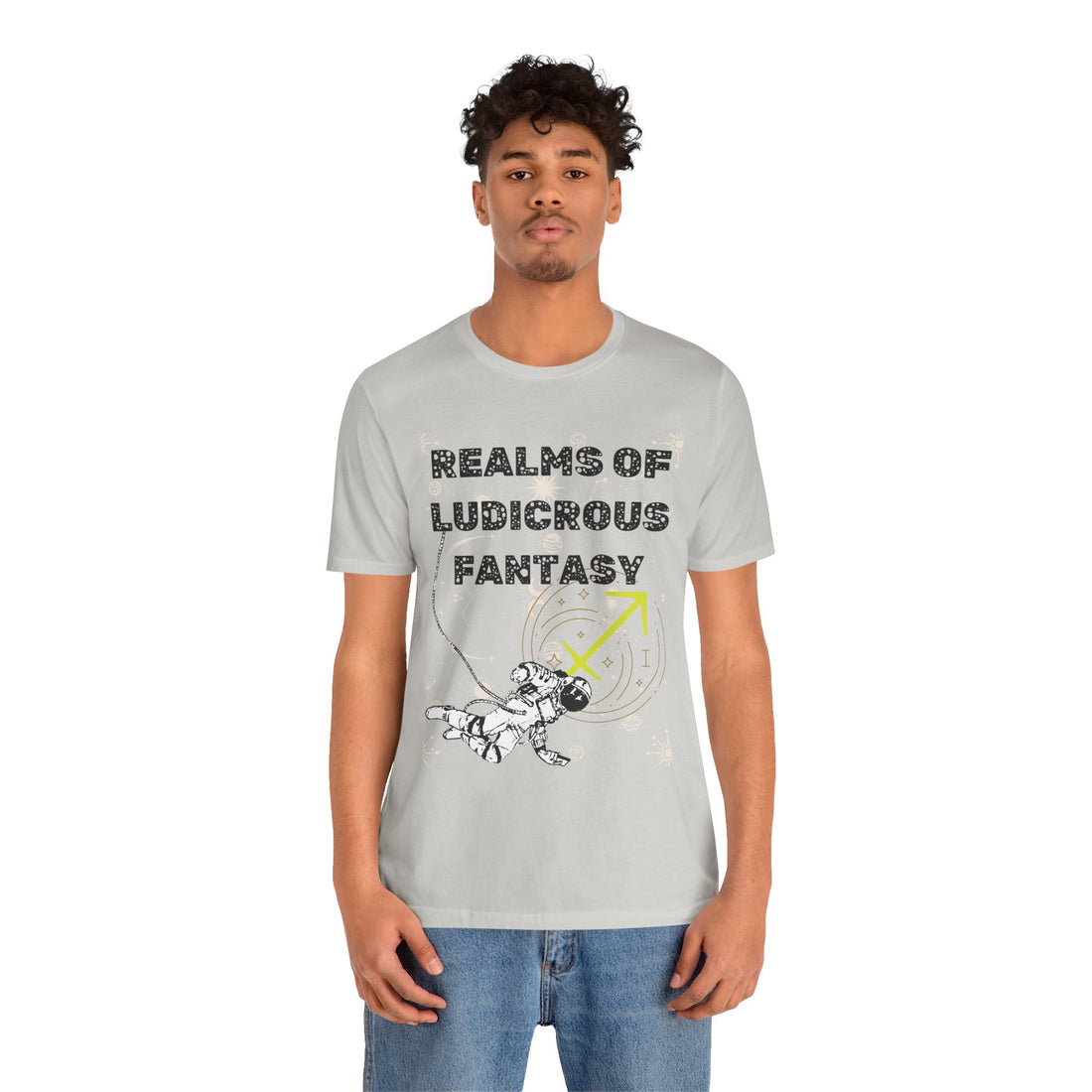 Fantasy Realm Typography Unisex Jersey Tee